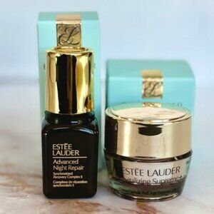Estee Lauder Advanced Night Repair Serum Revitalizing Supreme Creme Moisturizer